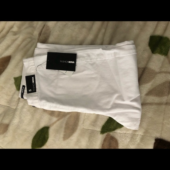 High waisted white pants - Picture 3 of 4